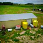 Spring Valley West Ranch, Nebraska machine sheds