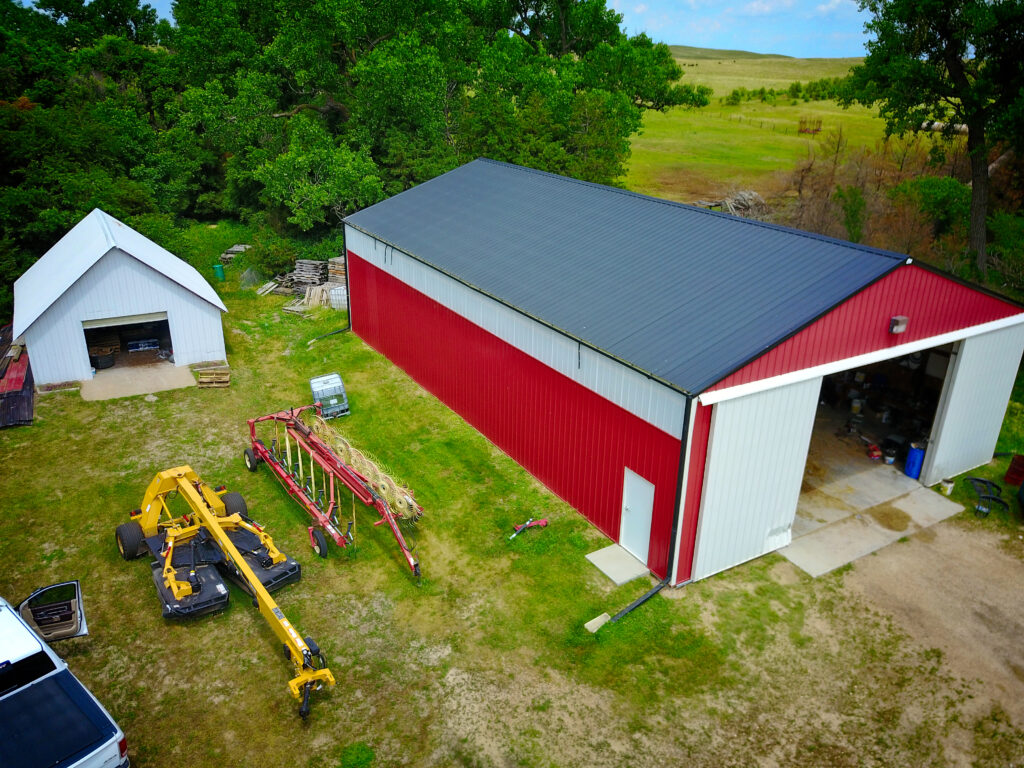 Spring Valley West Ranch, Nebraska machine sheds